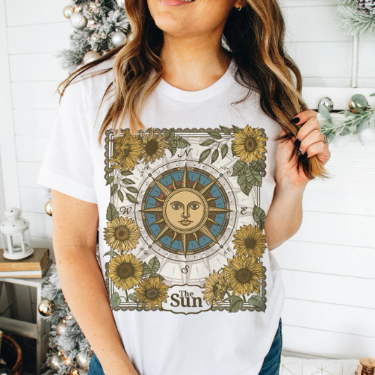 The Sun Tarot Card Unisex T-Shirt - Esdee