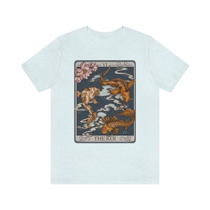 Koi Fish Tarot Card Unisex T-Shirt - Esdee