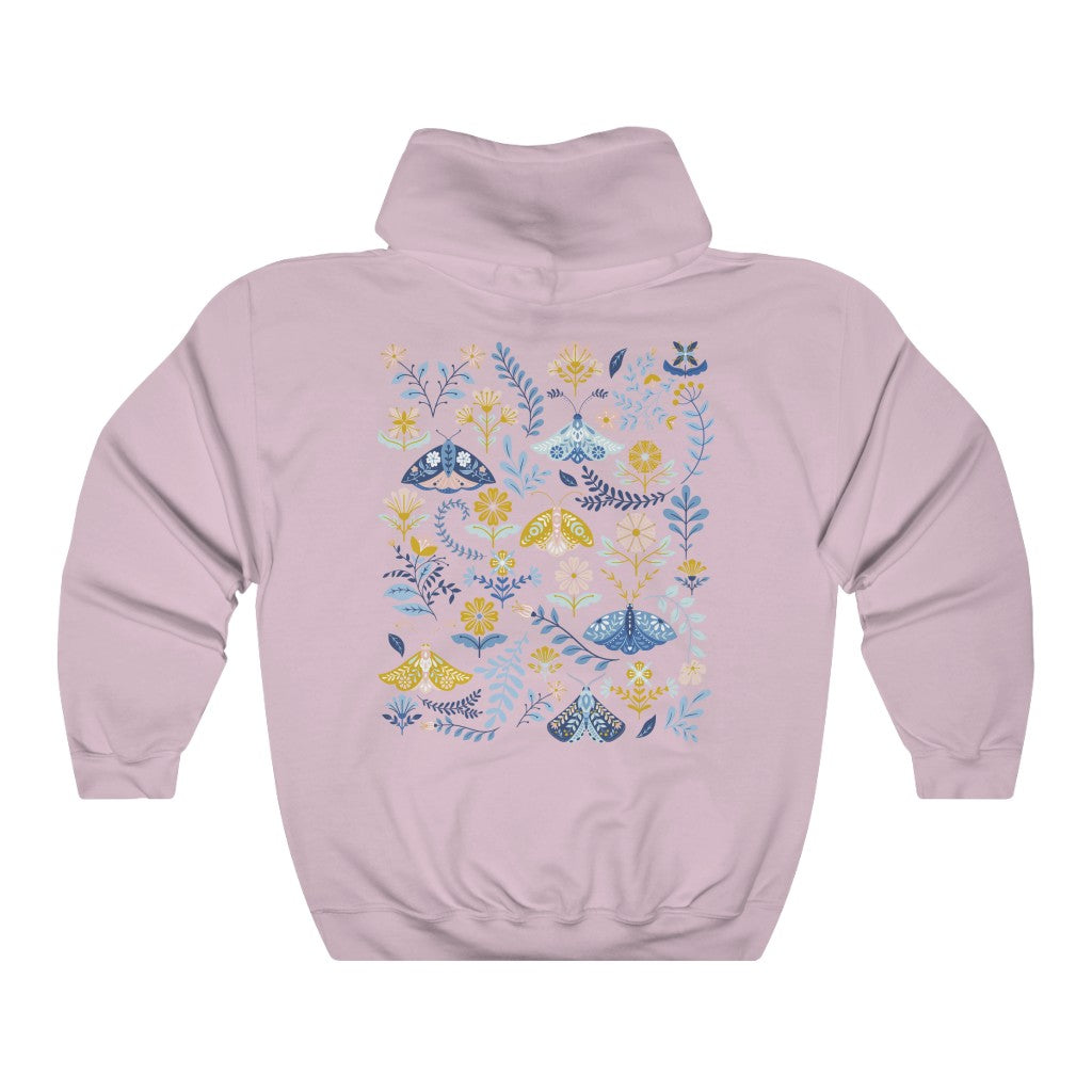 Scandinavian Moth Hooded Sweatshirt - Esdee
