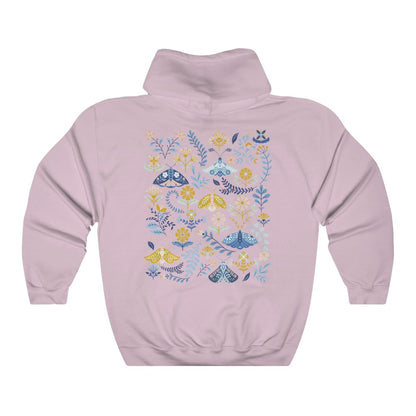 Scandinavian Moth Hooded Sweatshirt - Esdee