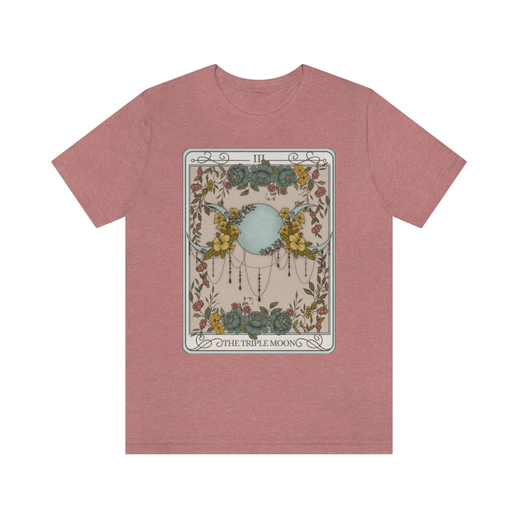 The Triple Moon Tarot Card Unisex T-Shirt Esdee