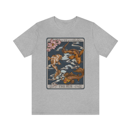 Koi Fish Tarot Card Unisex T-Shirt - Esdee