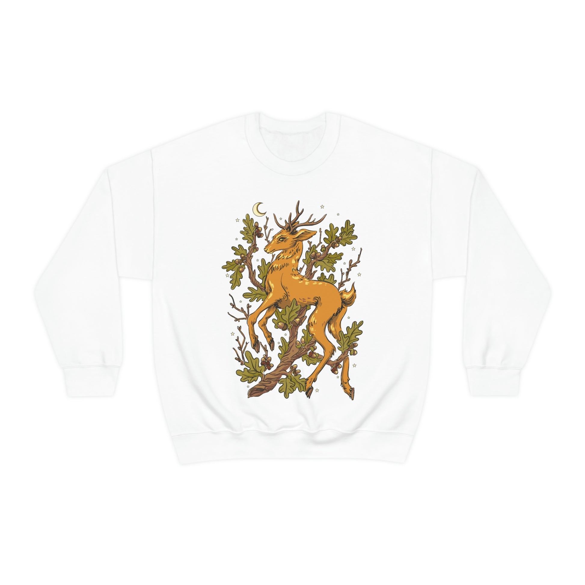 Forestcore Deer Unisex Crewneck Sweatshirt - Esdee