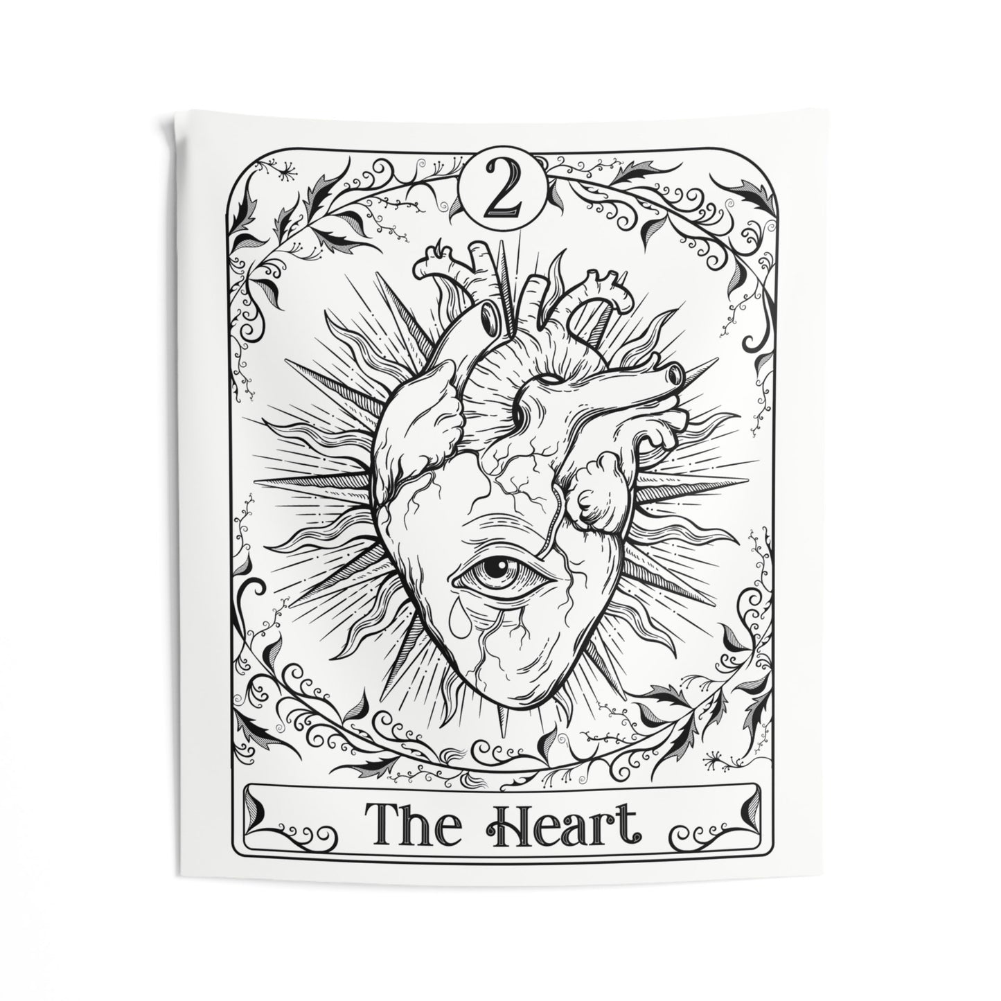 Heart Ad Meliora Tarot Custom Wall Tapestry - Esdee
