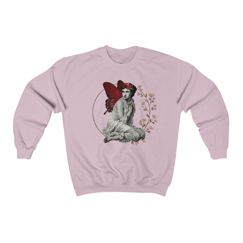 Fairy Floral Crewneck Sweatshirt - Esdee