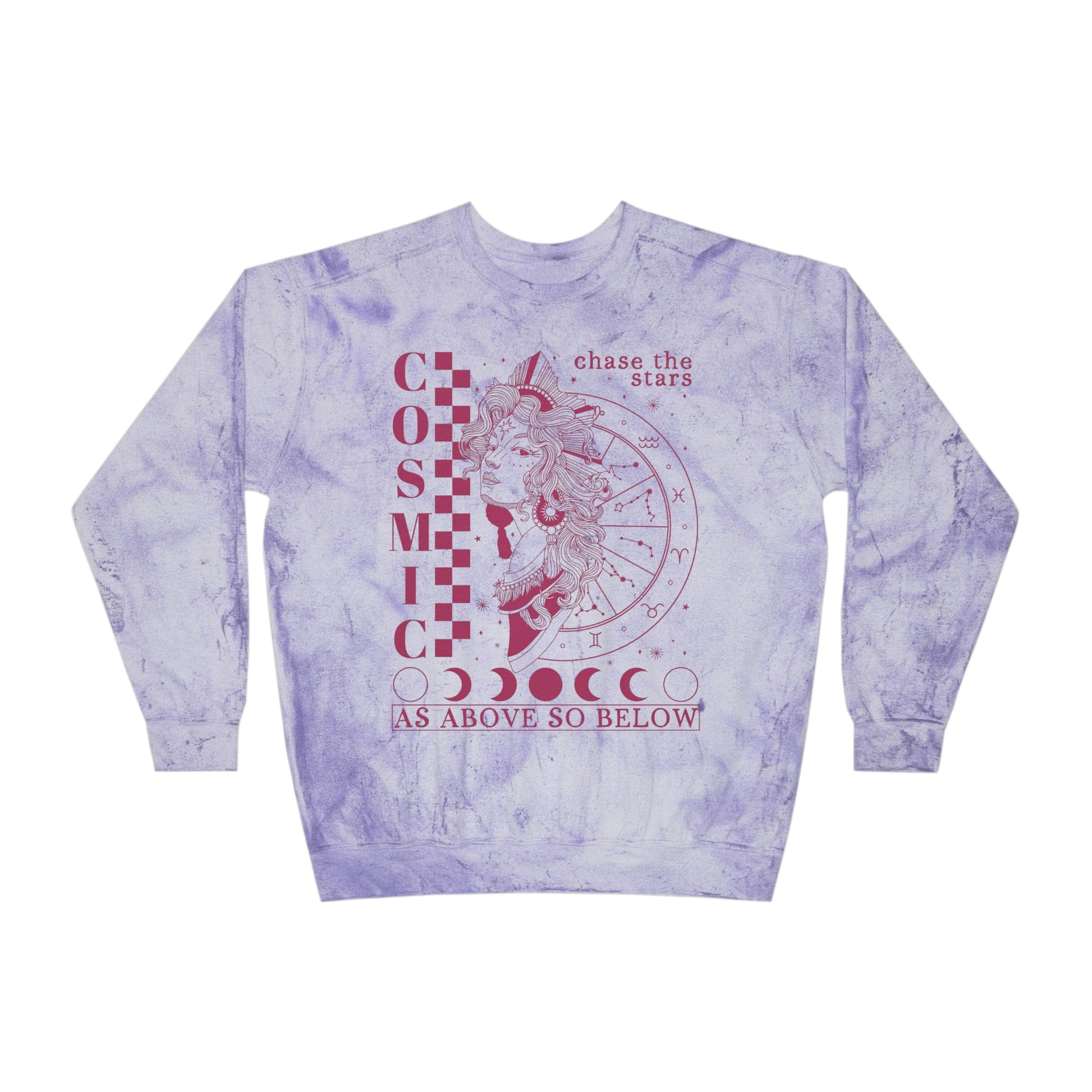 Cosmic Goddess Unisex Color Blast Sweatshirt - Esdee