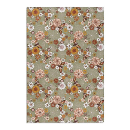 Retro Moth Area Rug - Esdee