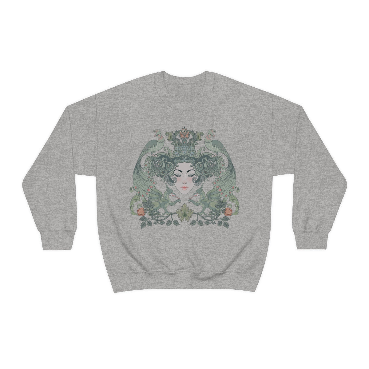 Dragon Art Nouveau Unisex Crewneck Sweatshirt - Esdee