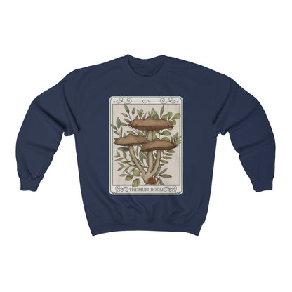 The Mushroom Tarot Card Crewneck Sweatshirt Esdee
