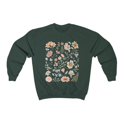 Pastel Floral Crewneck Sweatshirt - Esdee