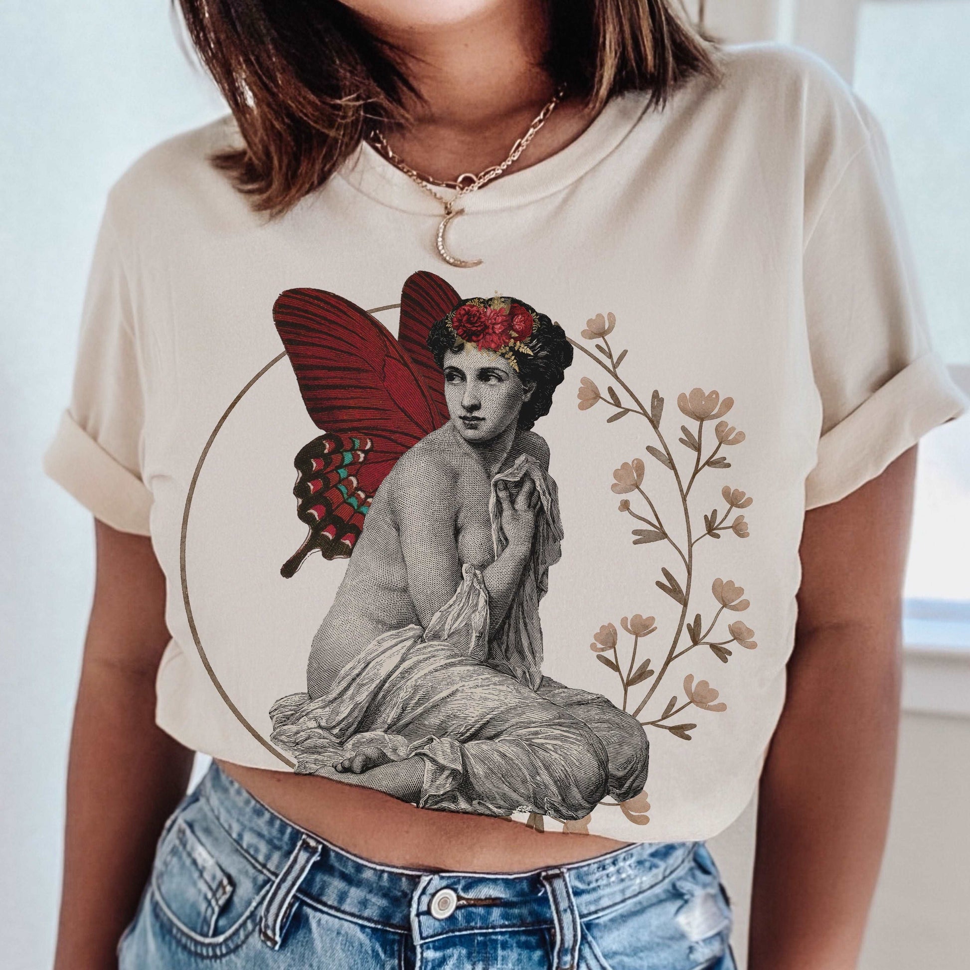 Fairy Floral Unisex T-Shirt - Esdee