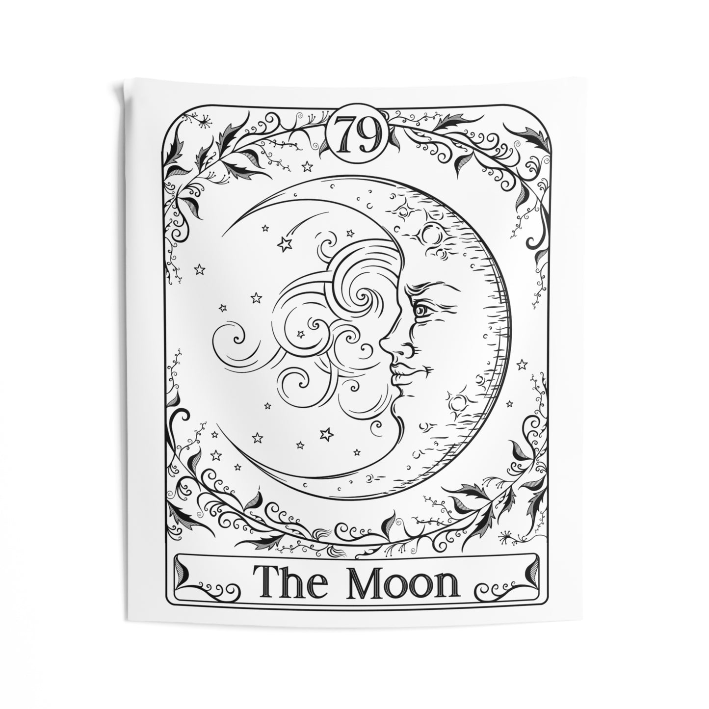 The Moon Ad Meliora Tarot Custom Wall Tapestry - Esdee