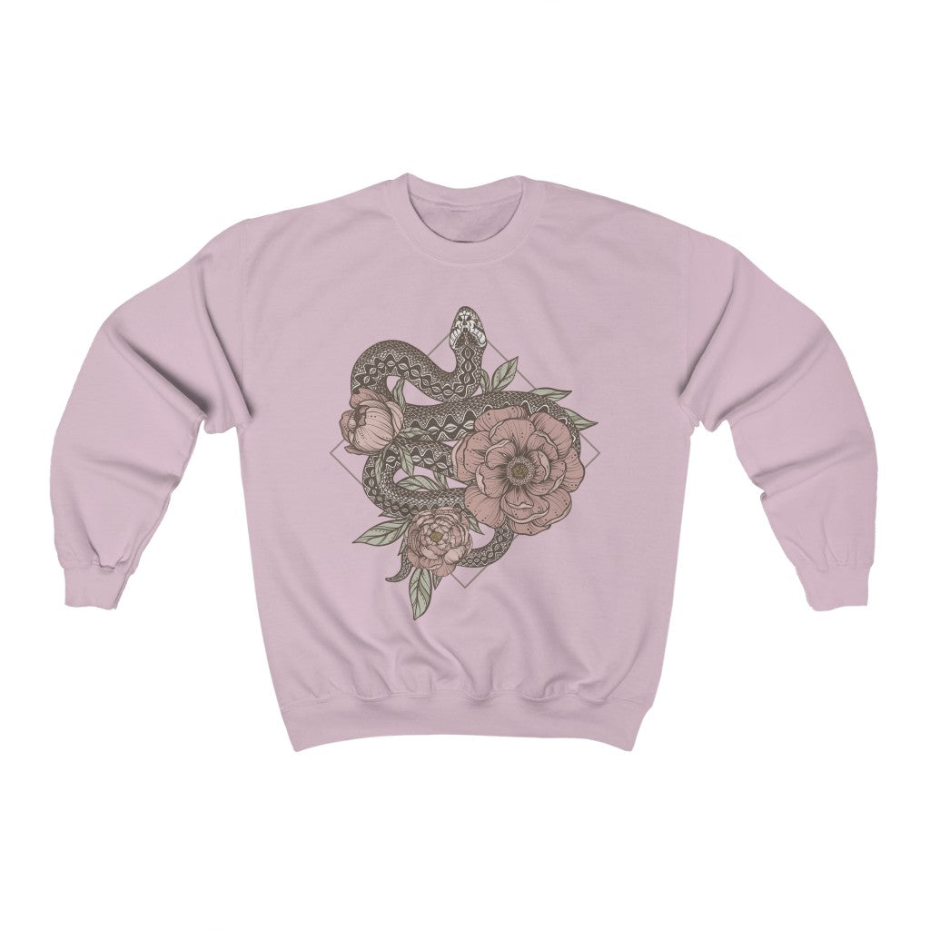 Floral Snake Crewneck Sweatshirt - Esdee