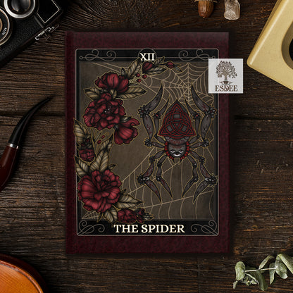 The Spider Custom Tarot Card Hardcover Notebook - Esdee