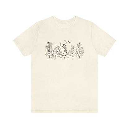 Wildflower Skeleton Unisex T-Shirt - Esdee