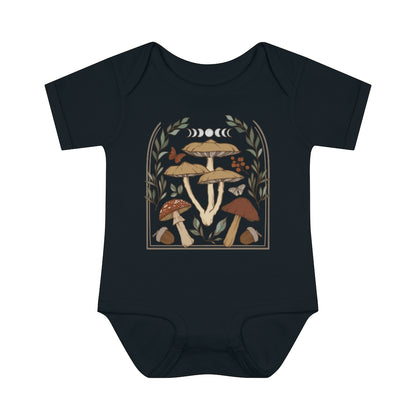 Mushroom Moon Infant Baby Bodysuit - Esdee