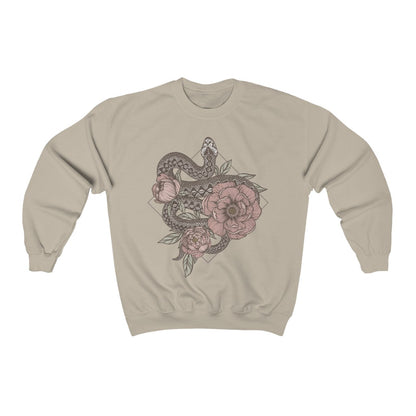 Floral Snake Crewneck Sweatshirt - Esdee