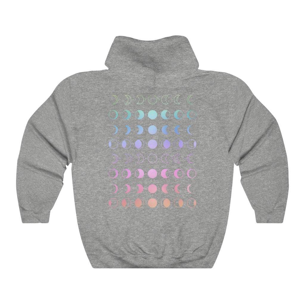 Moon Phases Hooded Sweatshirt Esdee