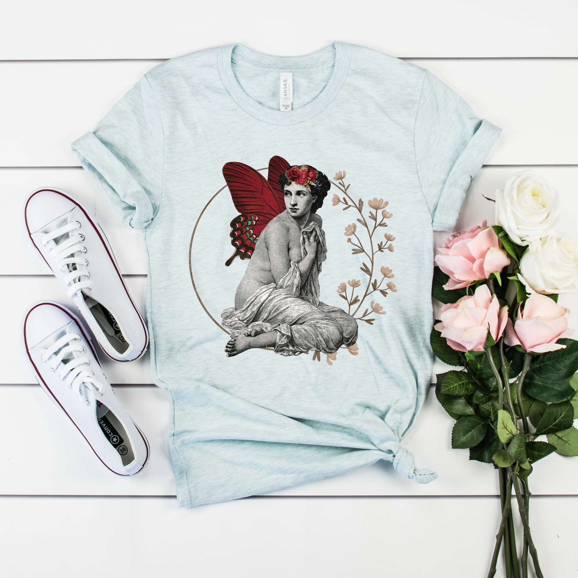 Fairy Floral Unisex T-Shirt - Esdee