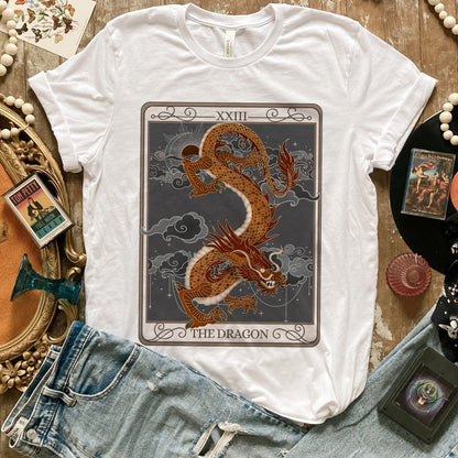 The Dragon Tarot Card Unisex T-Shirt -Esdee