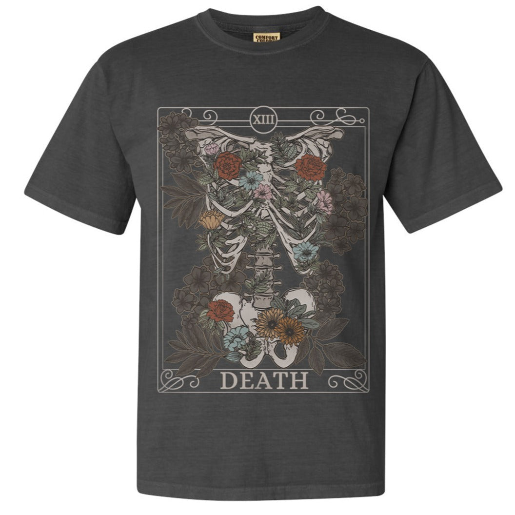 Death Tarot Card Unisex Comfort Colors TShirt - Esdee
