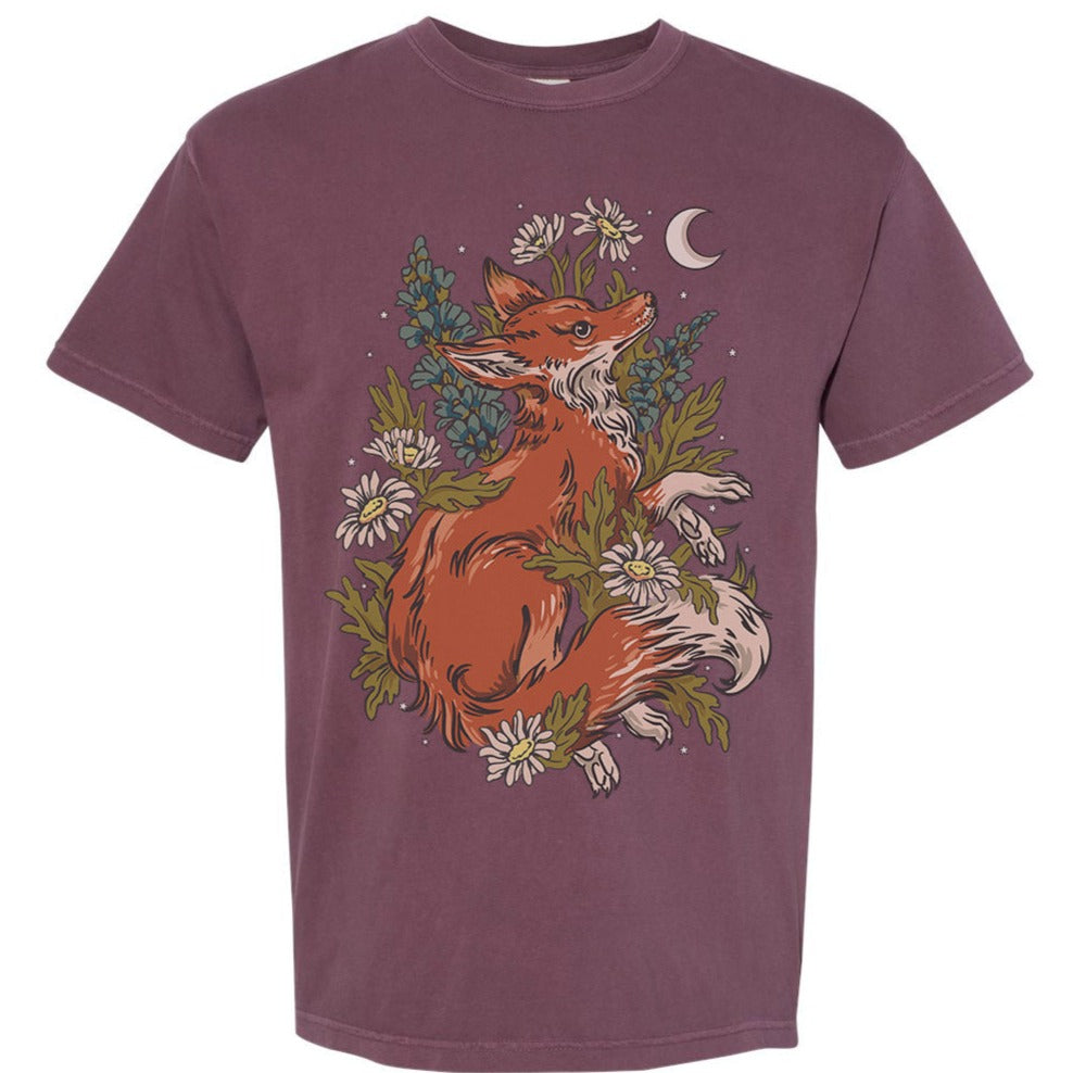 Forestcore Fox Unisex Comfort Colors T-shirt - Esdee