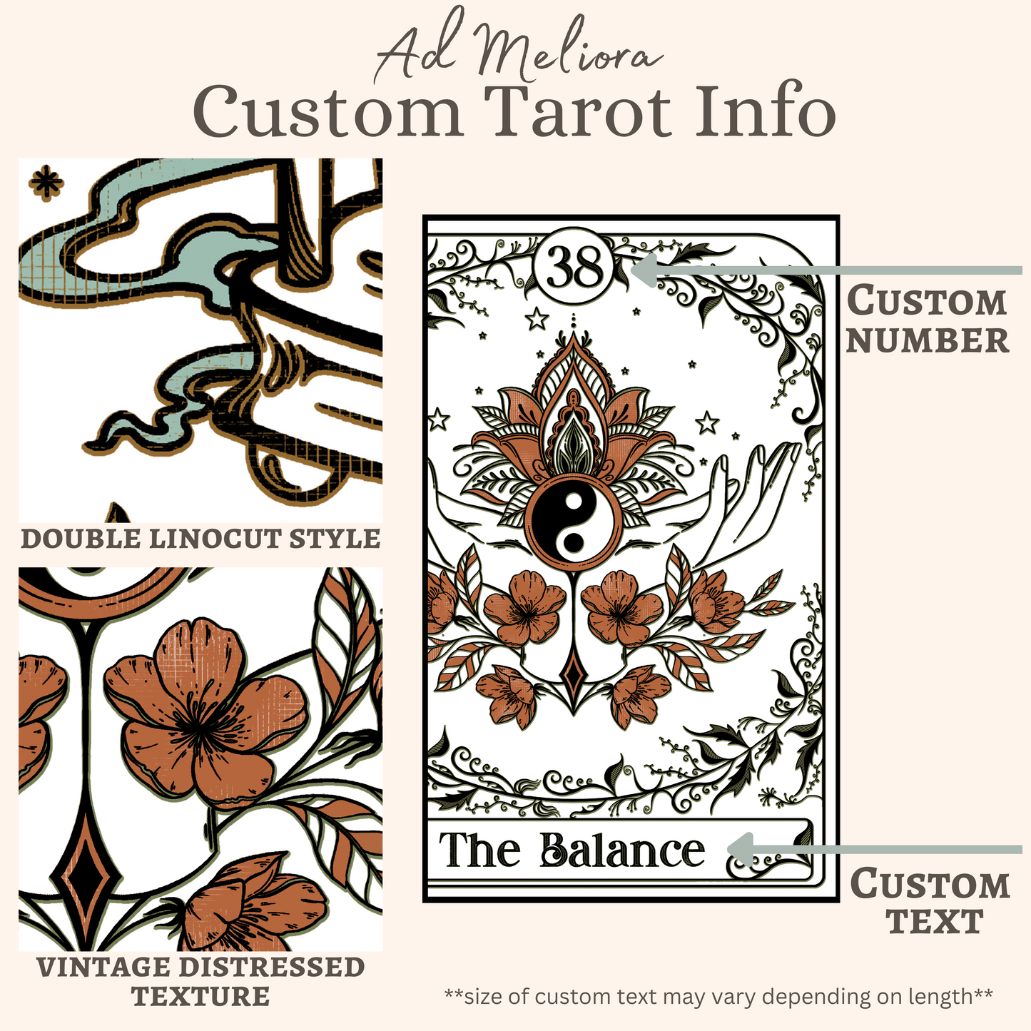 The Balance Ad Meliora Custom Tarot Card Unisex TShirt - Esdee