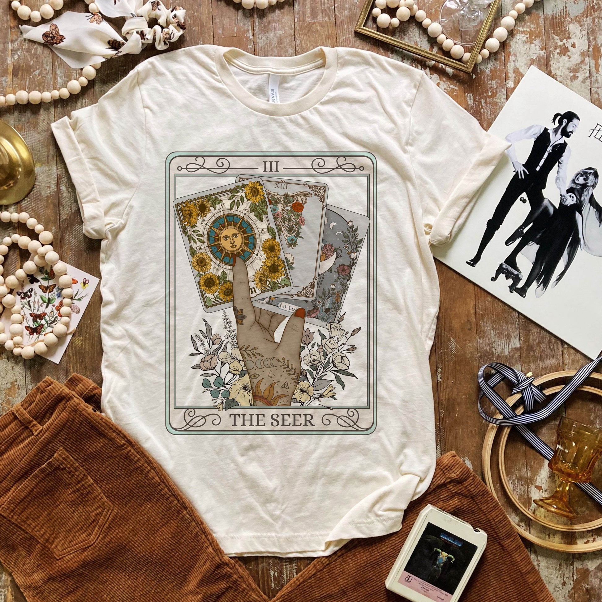 The Seer Tarot Card T-Shirt Esdee