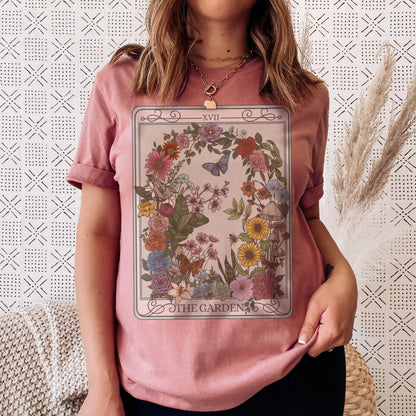 The Garden Tarot Card Unisex T-Shirt Esdee