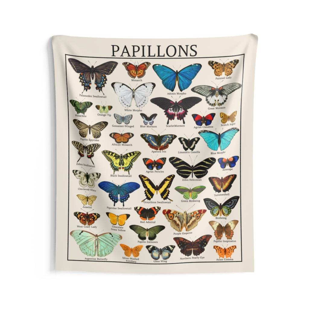 Butterfly Indoor Wall Tapestry Esdee