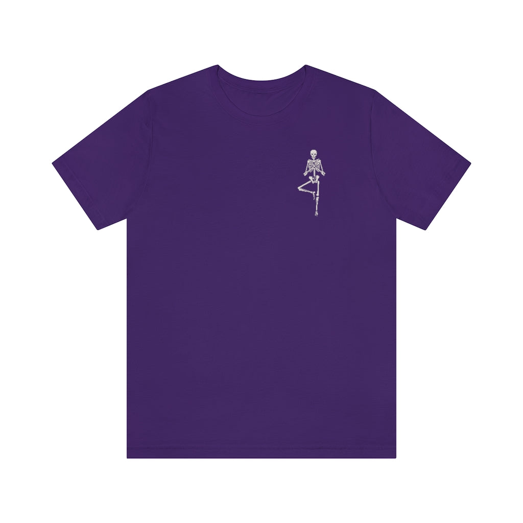 Skeleton Yoga Unisex T-Shirt Esdee
