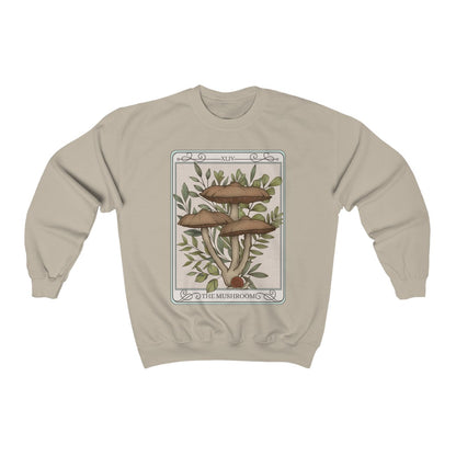 The Mushroom Tarot Card Crewneck Sweatshirt Esdee