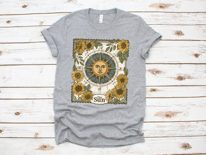 The Sun Tarot Card Unisex T-Shirt - Esdee