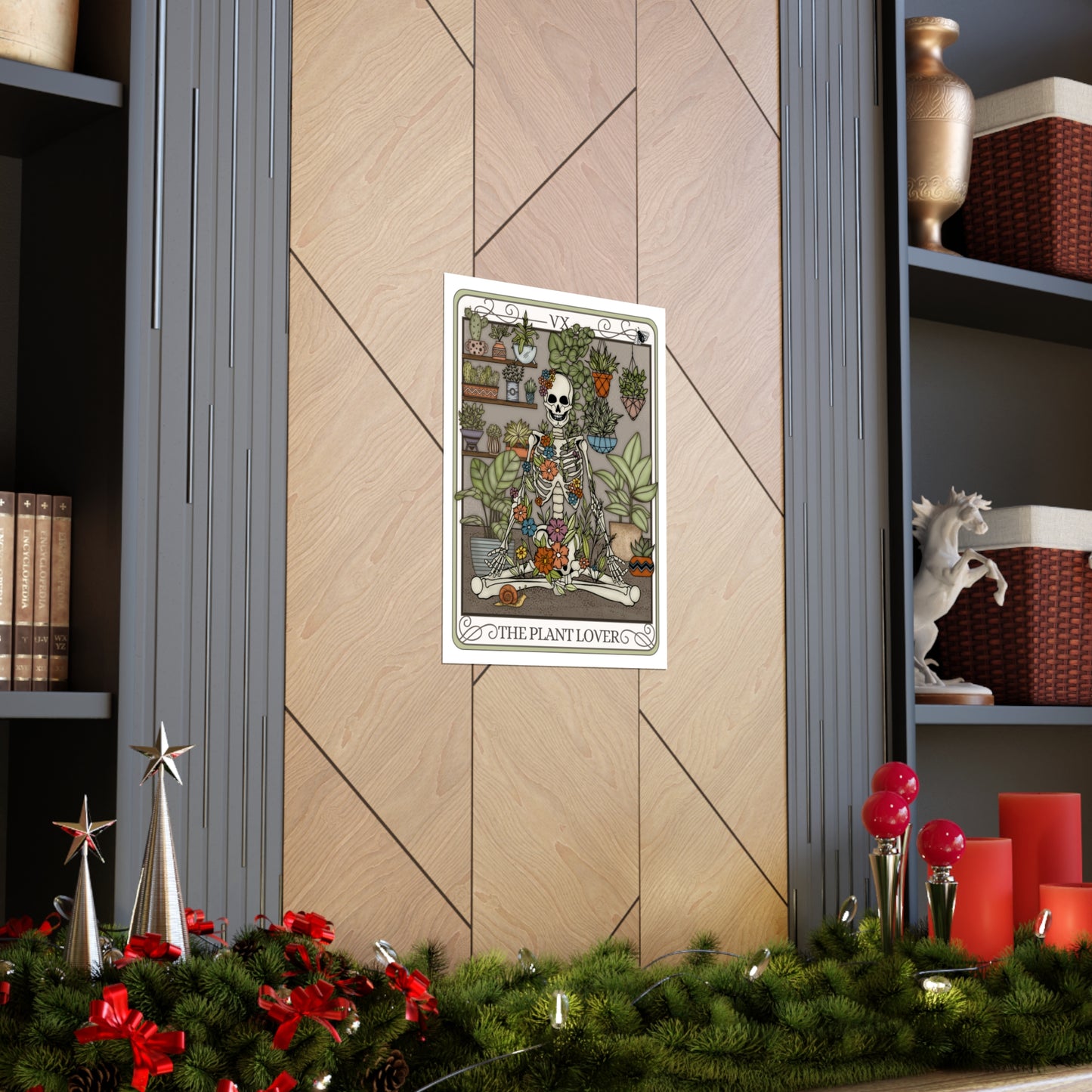 Plant Lover Tarot Card Vertical Poster
