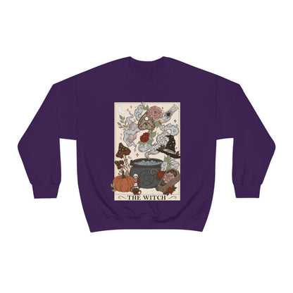 The Witch (Version 1) Tarot Card Crewneck Sweatshirt - Esdee