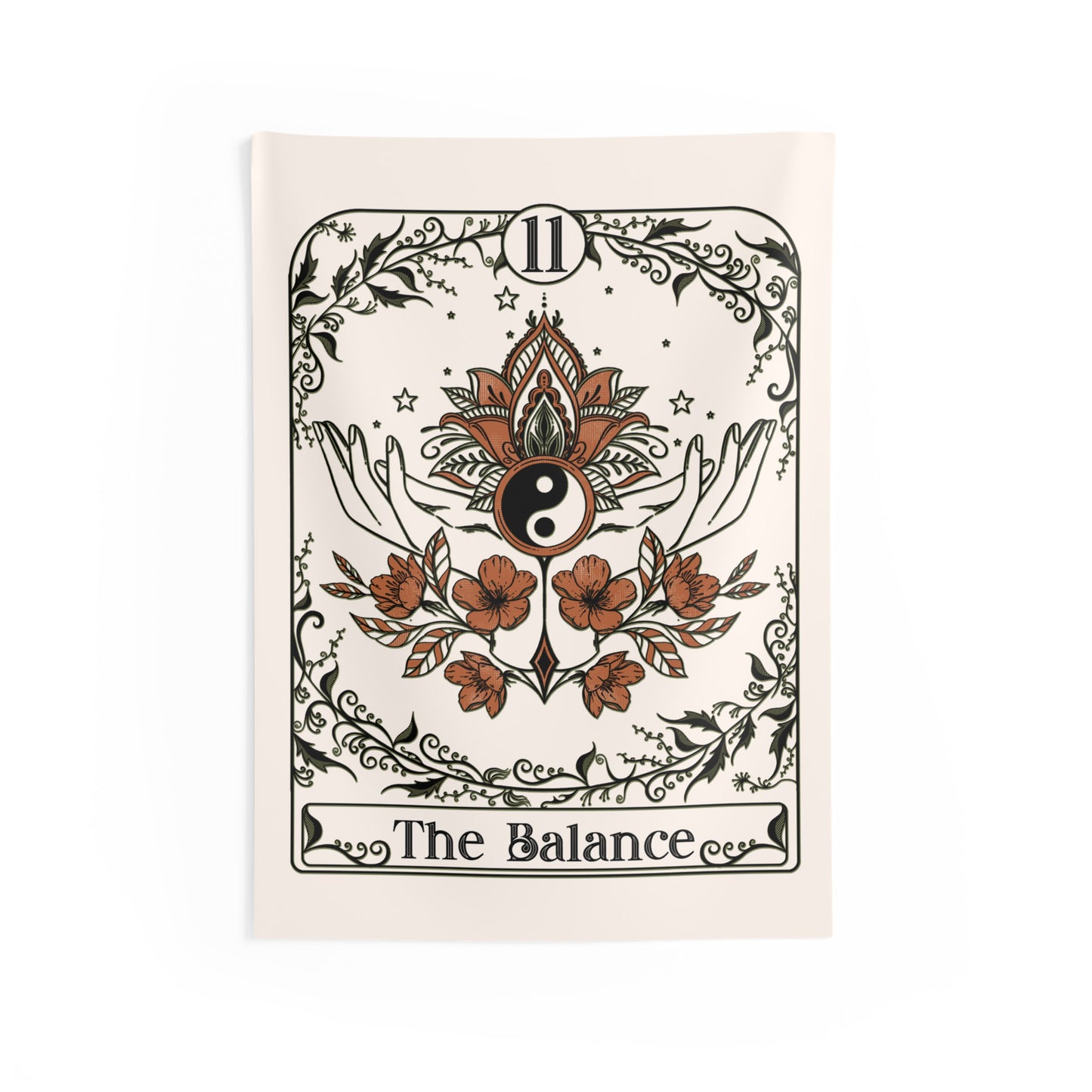 Balance Ad Meliora Tarot Custom Wall Tapestry - Esdee