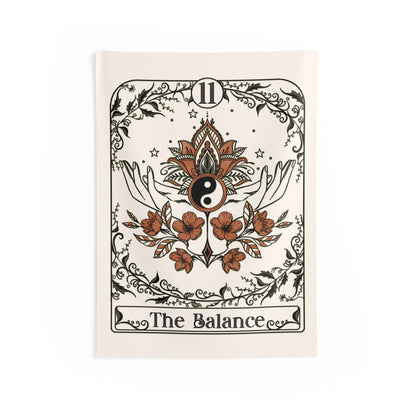 Balance Ad Meliora Tarot Custom Wall Tapestry - Esdee