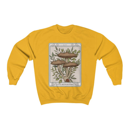 The Mushroom Tarot Card Crewneck Sweatshirt Esdee