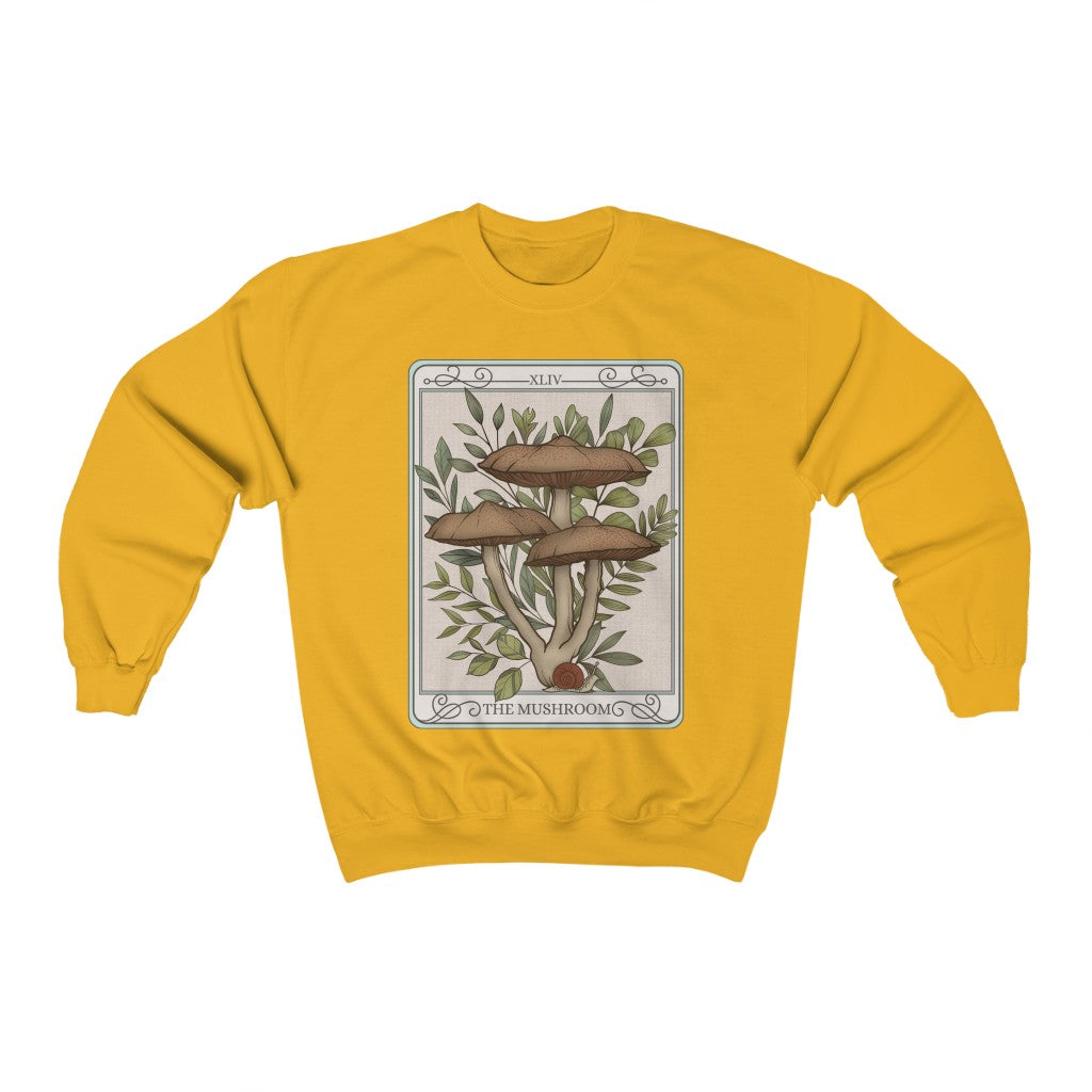 The Mushroom Tarot Card Crewneck Sweatshirt Esdee
