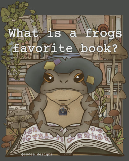 Book Lover Frog Unisex Sweatshirt