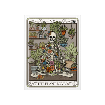 Plant Lover Tarot Card Vertical Poster