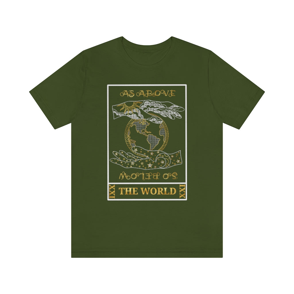The World Tarot Card Unisex T-Shirt - Esdee