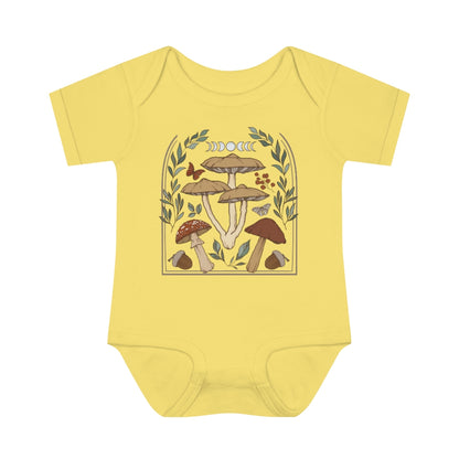 Mushroom Moon Infant Baby Bodysuit - Esdee