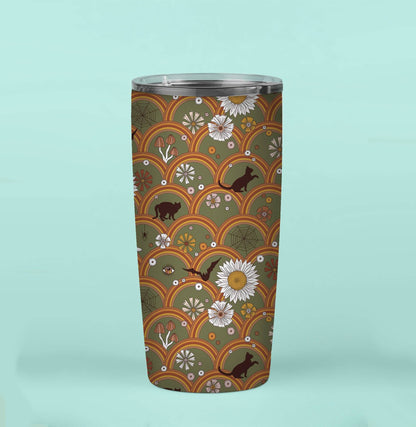Bats and Cats Insulated 20oz Tumbler Esdee