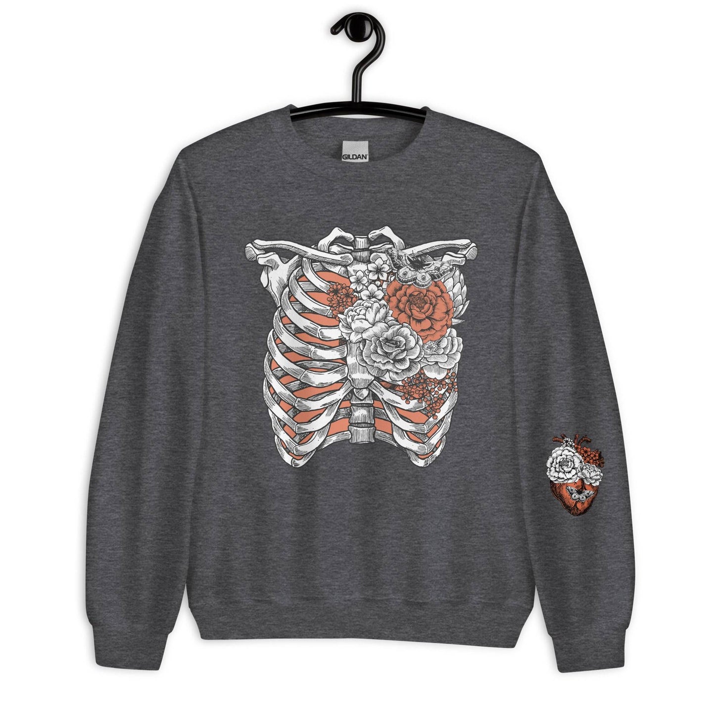 Heart On My Sleeve Unisex Crewneck Sweatshirt Esdee