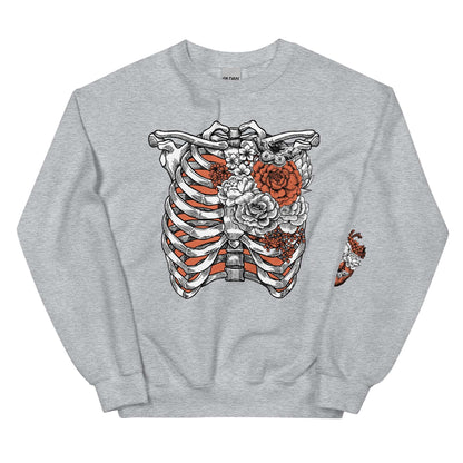 Heart On My Sleeve Unisex Crewneck Sweatshirt Esdee