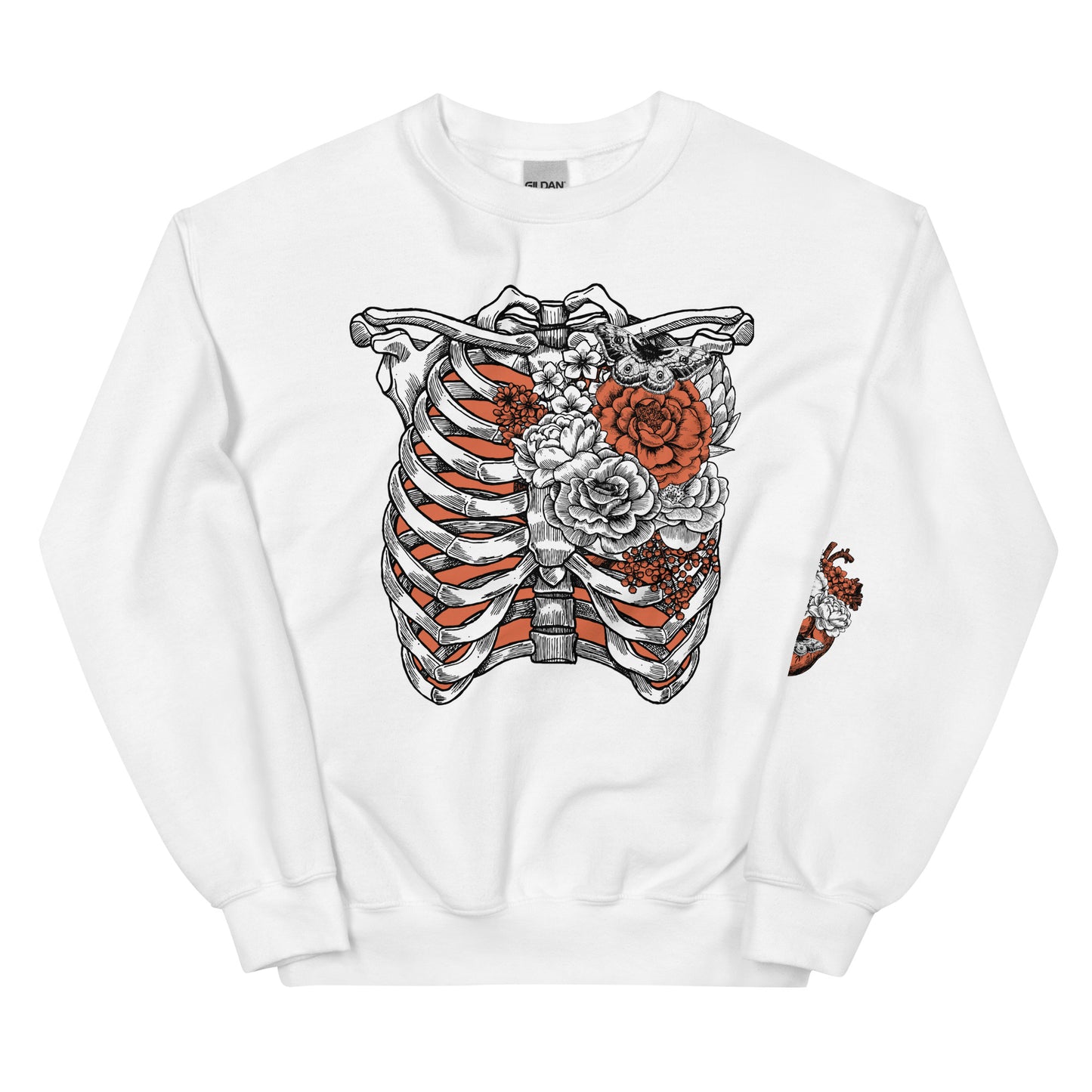 Heart On My Sleeve Unisex Crewneck Sweatshirt Esdee